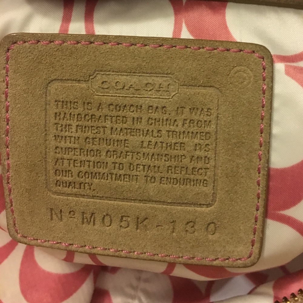 Coach small tote, dirty but excellent condition